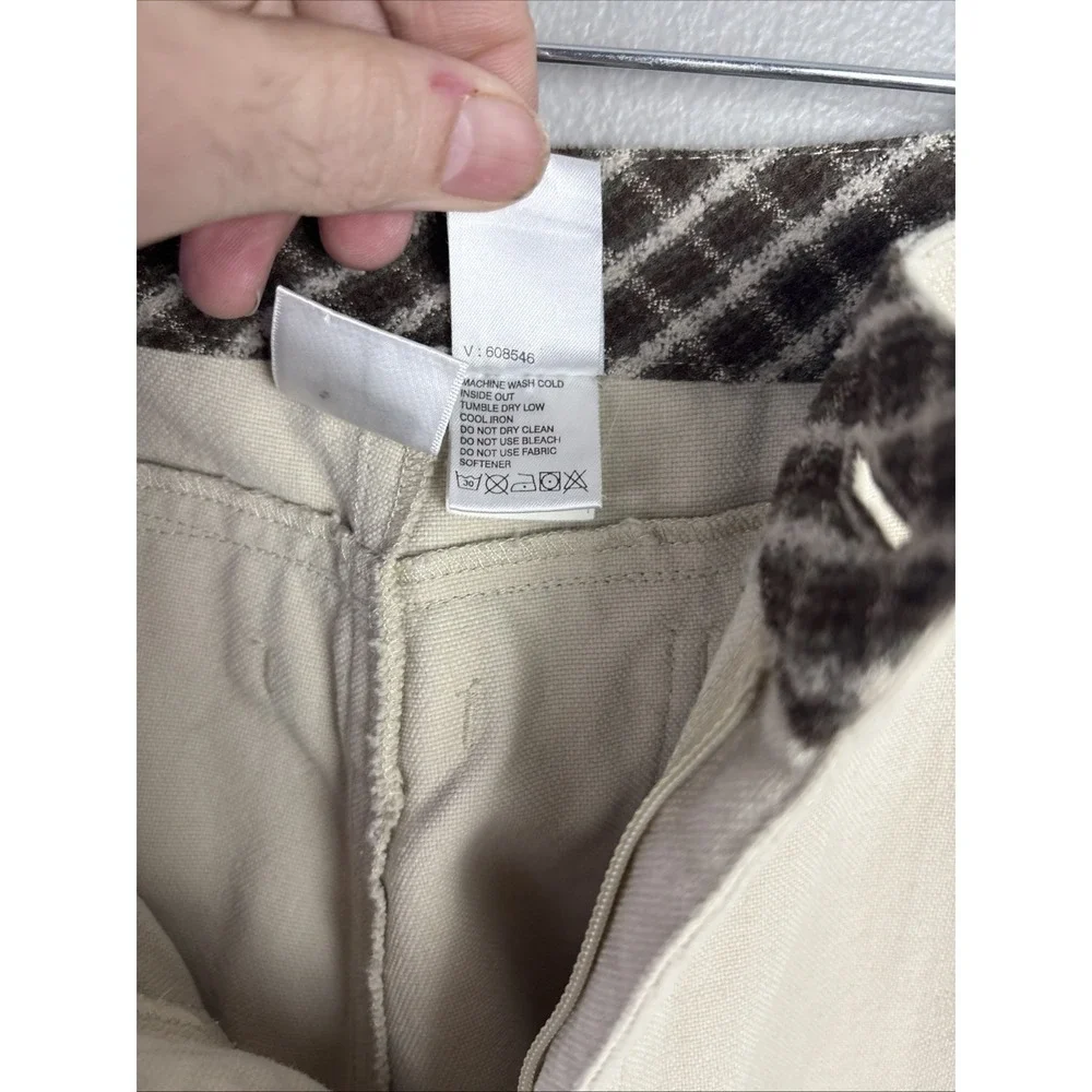 North‎ Face Size 38 Tan Pants Cargo Pocket Hook Loop Tekwear Technology Heavy